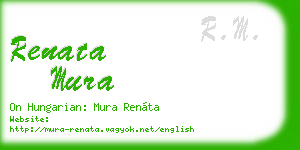 renata mura business card